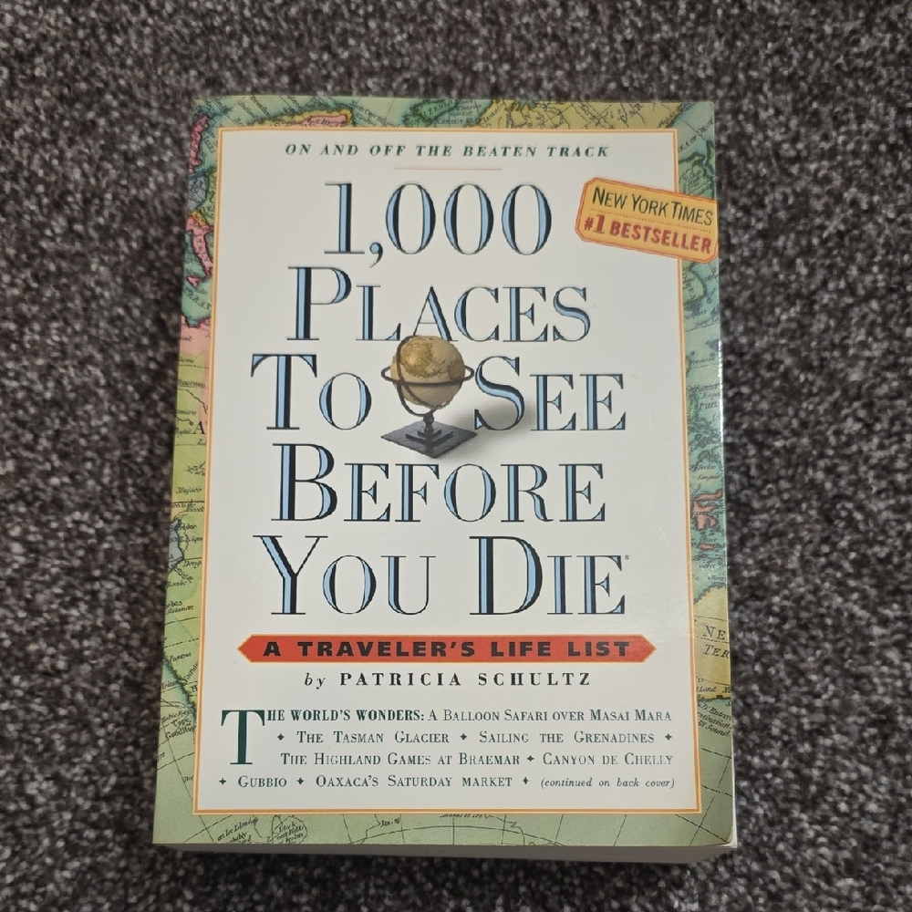 1,000 Places to See Before You Die Book